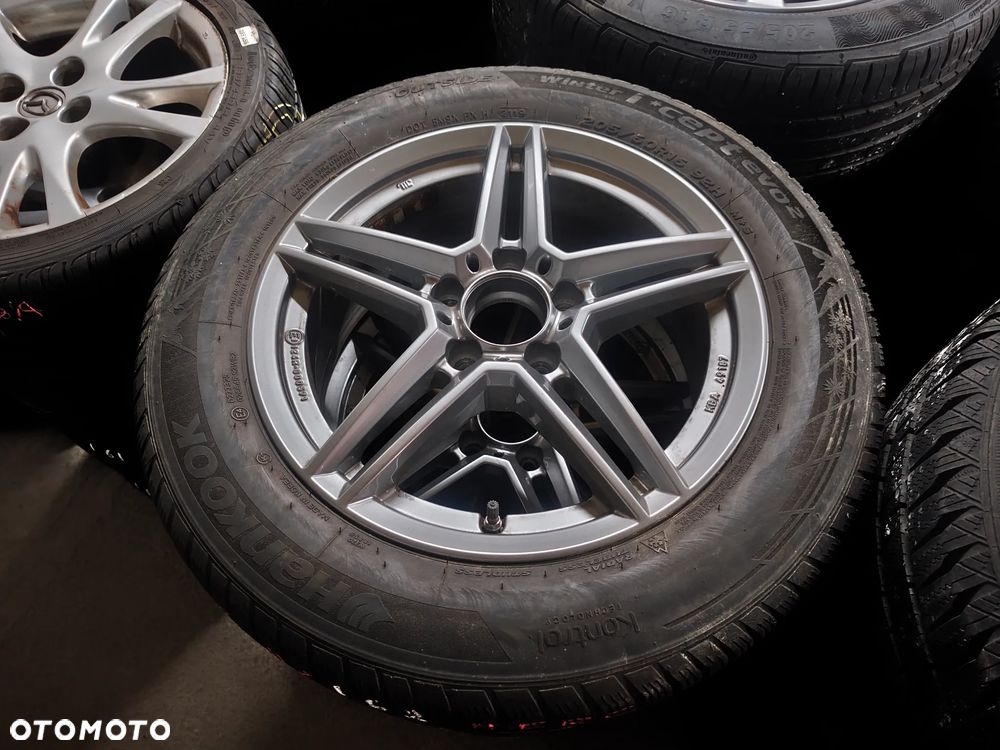 5x112 Felgi Aluminiowe Alufelgi Grafitowe 16 Mercedes Koła Zimowe Zima A Klasa W169 W176 W177 B W245 W246 C W204 CLA W117 A117 W124 Vito Viano V W639 W447 6mm Legnica ALU-RAD 205/60 - 1