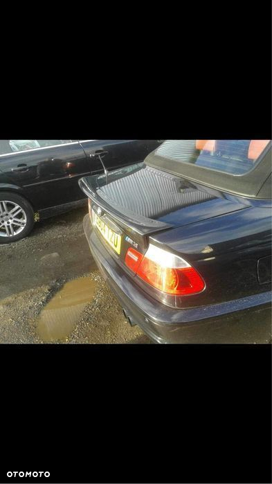 BMW E46 coupe M3 Ducktail spoiler nakladka blenda na klape bagaznika - 2