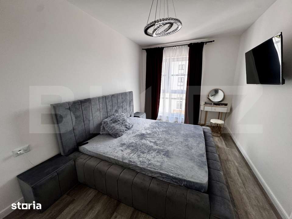 Apartament 2 camere, 60 mp, prima inchiriere, parcare, Satina Garden — fotografia 1