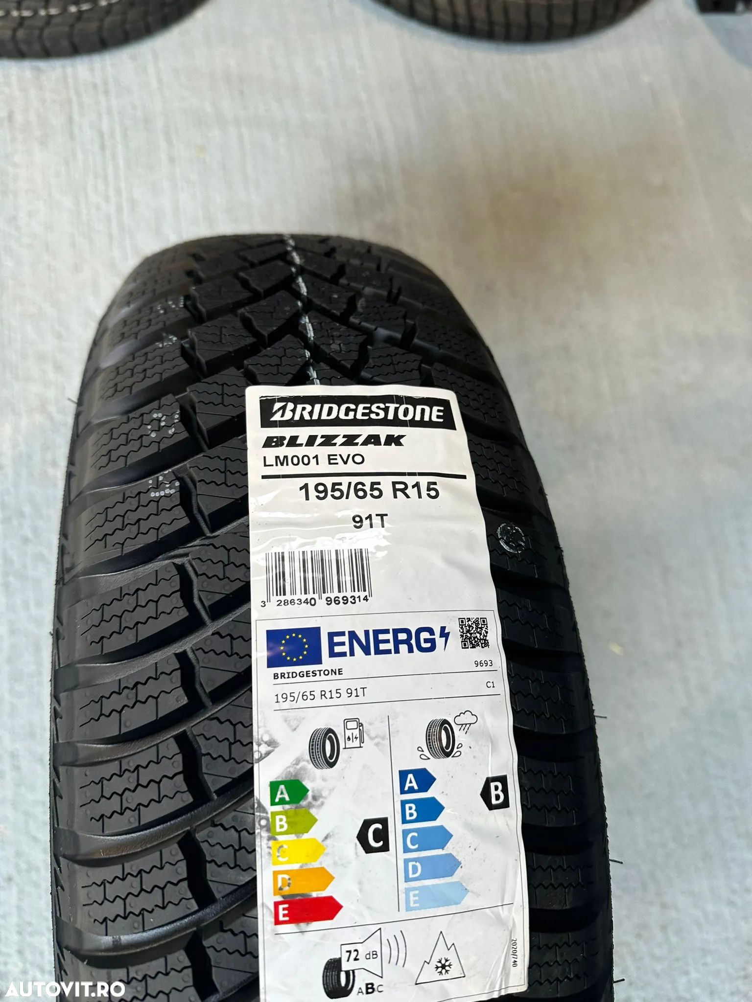 Anvelope noi iarna 195/65 R15 Bridgestone LM001E 91T - 1