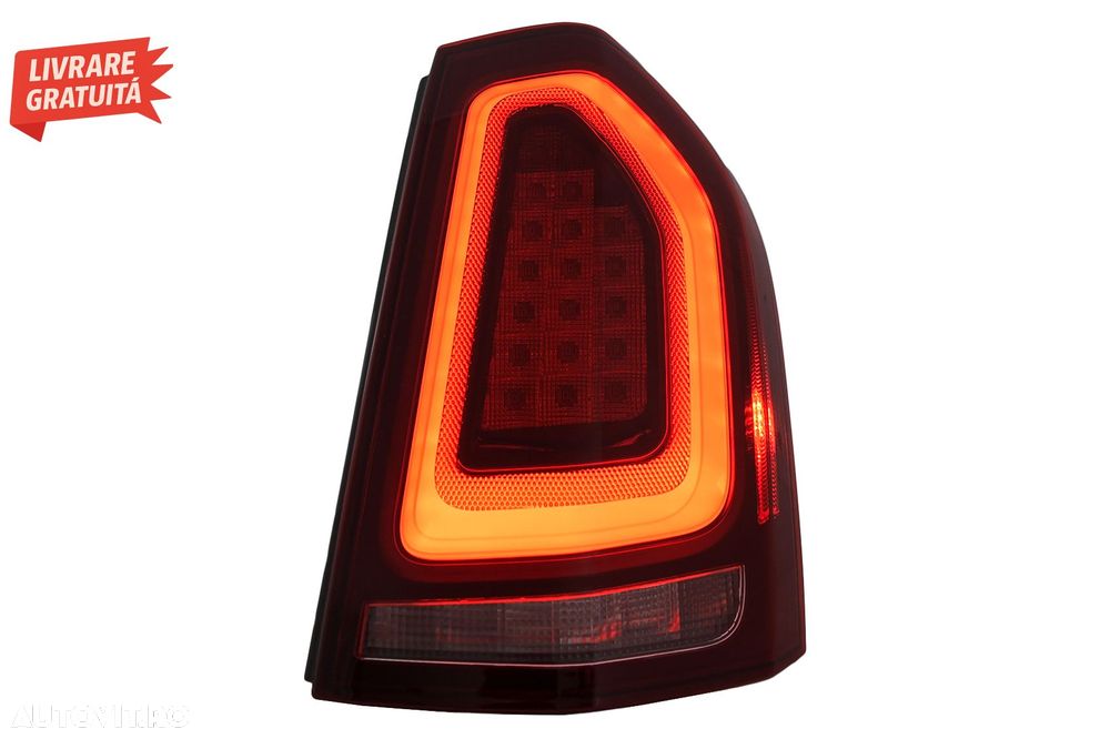Stopuri LED Chrysler 300 LD Lancia Thema (2011-2014) Rosu cu Pornire Dinamica- livrare gratuita - 5