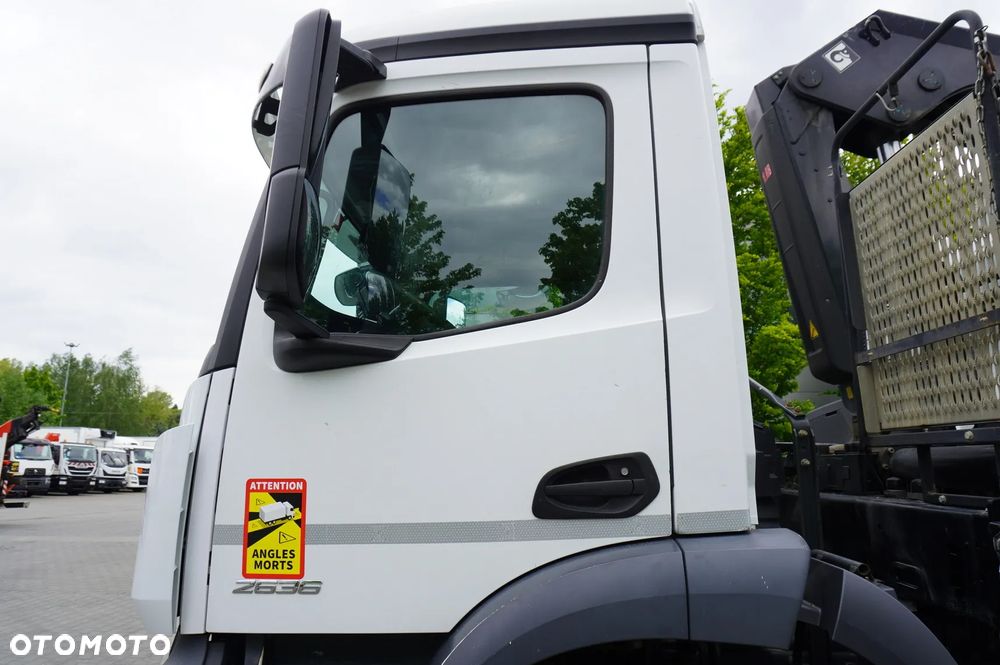 Mercedes-Benz Arocs 2636 6×4 / 100 tys. km! / HIAB X-Hiduo 188 / rotator / Wywrotka 3-stronna - 11
