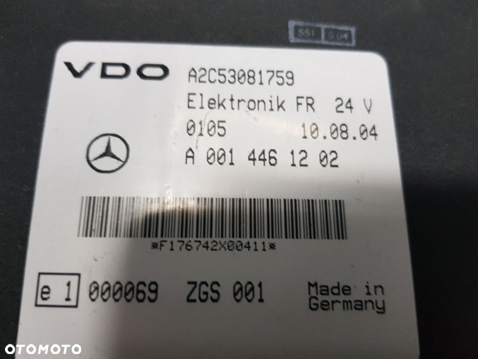 STEROWNIK  MODUŁ FR MERCEDES ACTROS ATEGO VARIO A0014461202 - 2