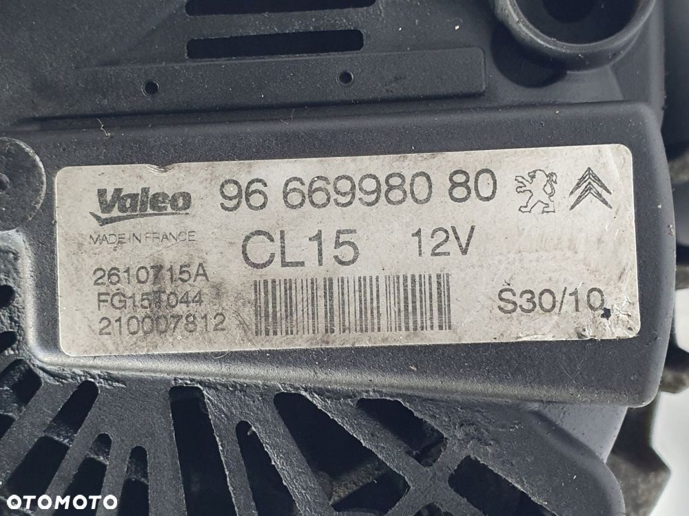 ALTERNATOR Peugeot 508 1.6 THP 9666998080 CL15 FG15T044 - 6