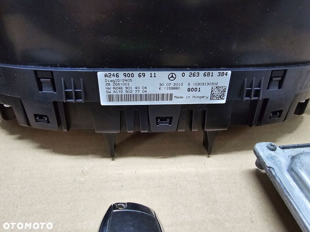 KOMPUTER ZESTAW STARTOWY 200 CDI 100KW A2469058501 A6519007600 A2469006911 - 6