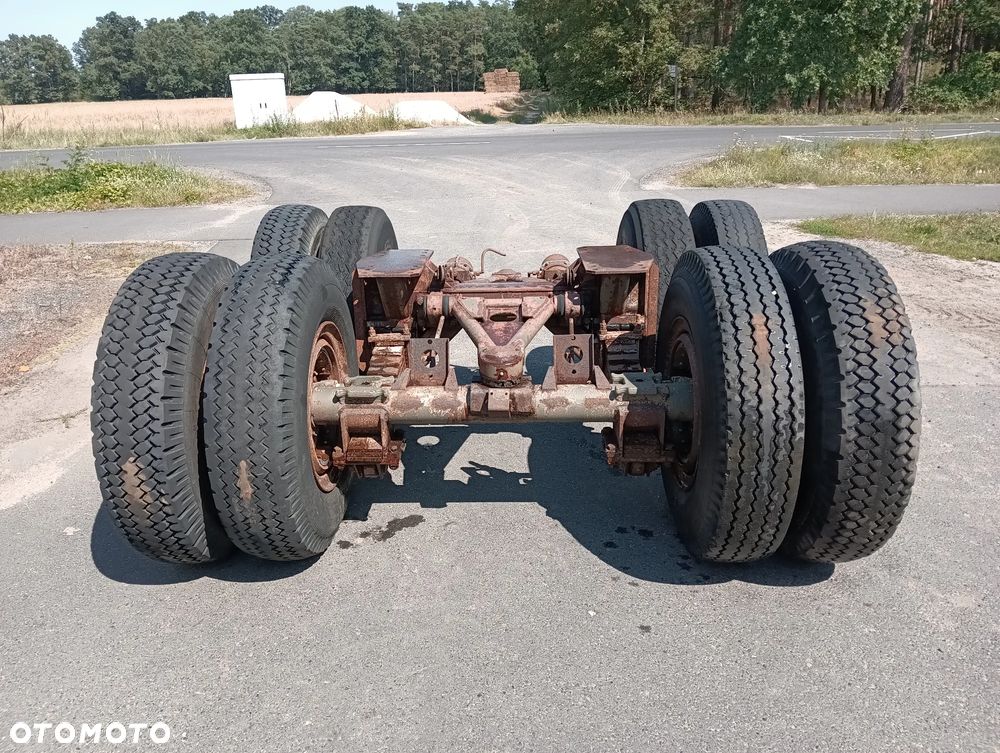 Rama tandem koła osie blizniak zawieszenie wozek resor resory - 3