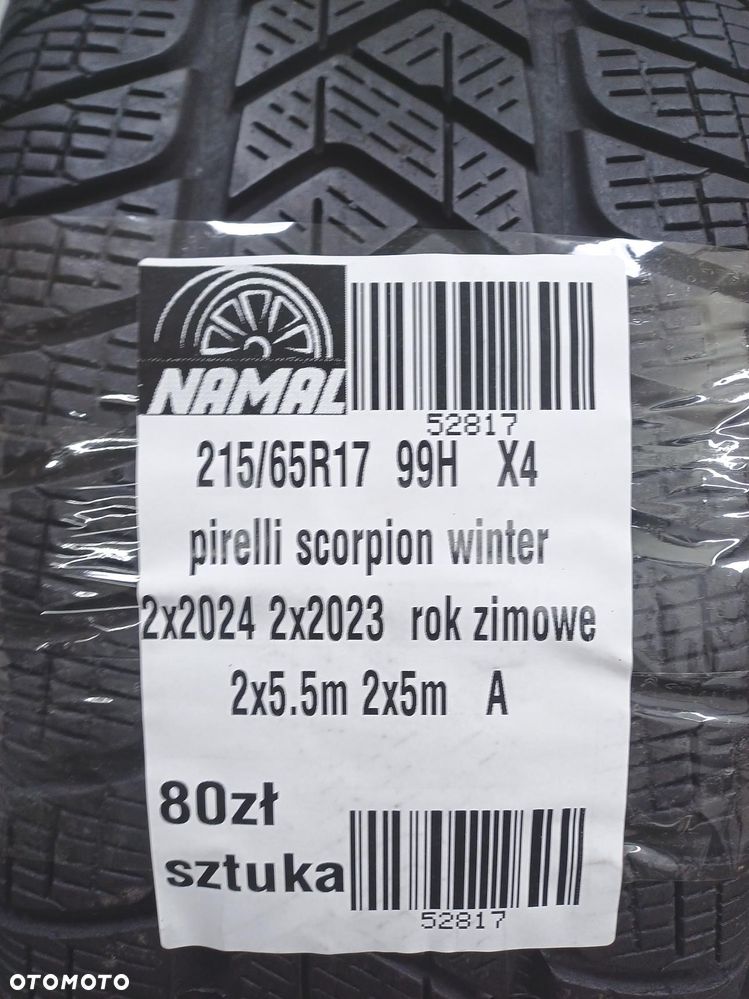 4x 215/65R17 pirelli  2024r  opony zimowe 52817 - 10