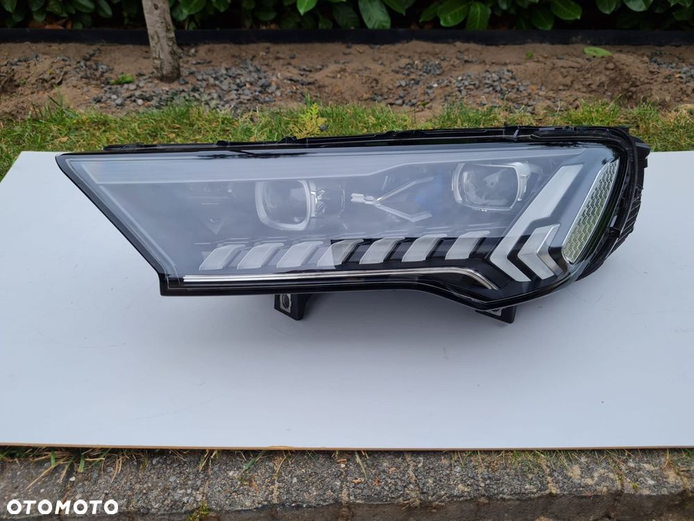 audi q7 4m lift kompletna lampa lewa przód full led laser 4m0941085c, 4m0.941.085.c - 2