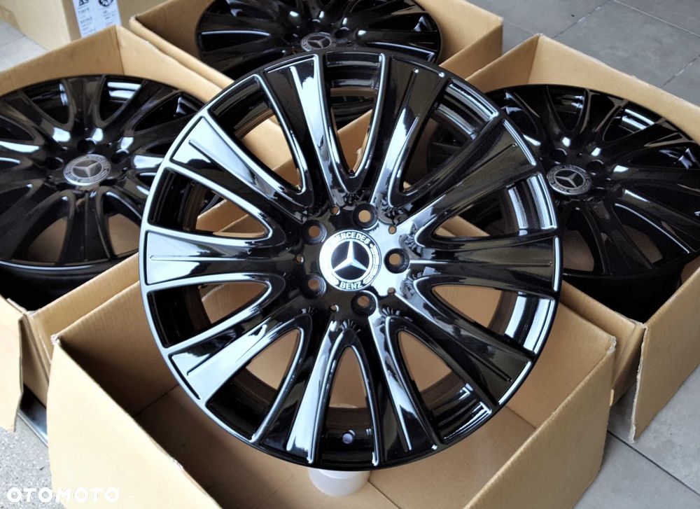 Alufelgi 18 5x112 Czarne Mercedes A B C E S V CLA CLK GLK ML Vito 877# - 1