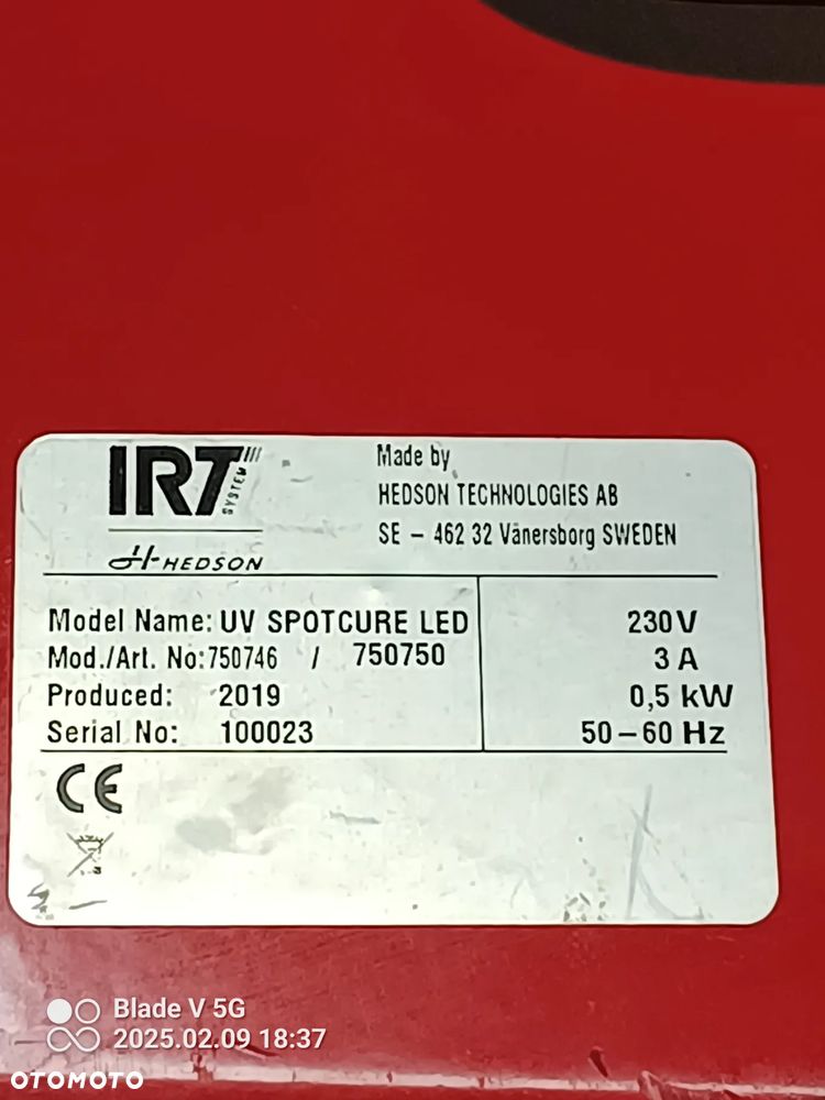 Lampa LED UV SpotCure Przewodowa - 5