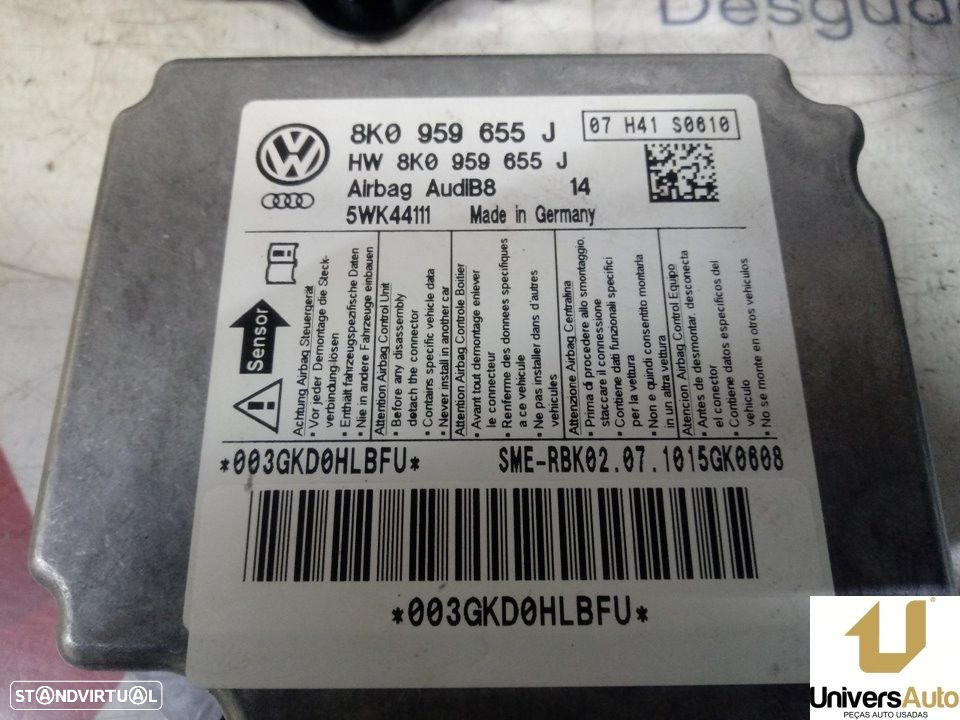 KIT AIRBAG AUDI A5 SPORTBACK 2012 - - 3