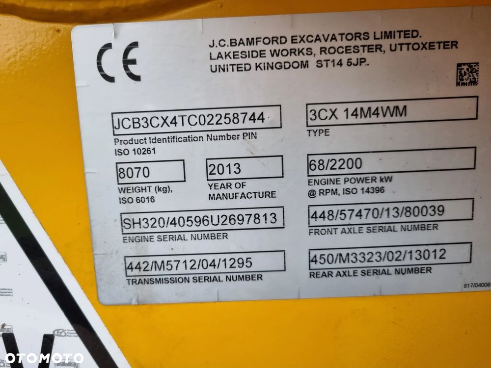 JCB Jcb 3cx Sitemaster - 3