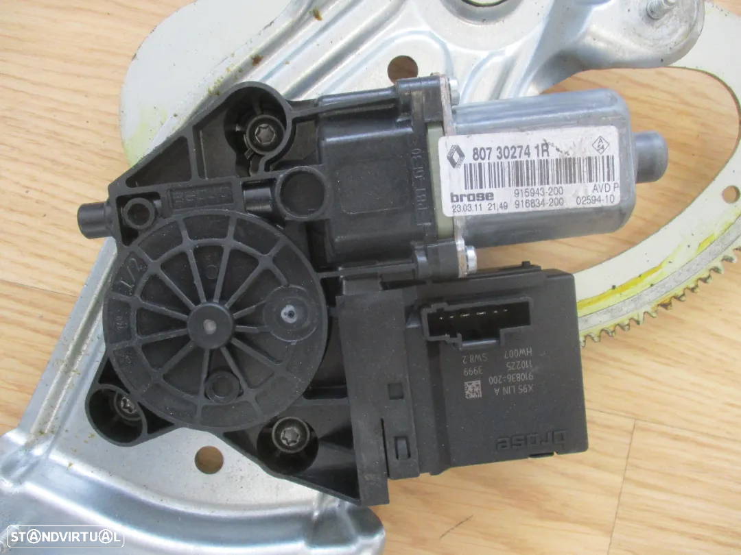 Elevador Vidro Electrico Renault Scenic 2012 a 2016 frente Direito - 3