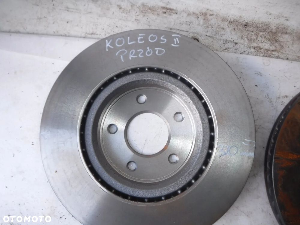 renault koleos ii x trail  tarcze hamulcowe przód 320mm nowe oryginał - 3