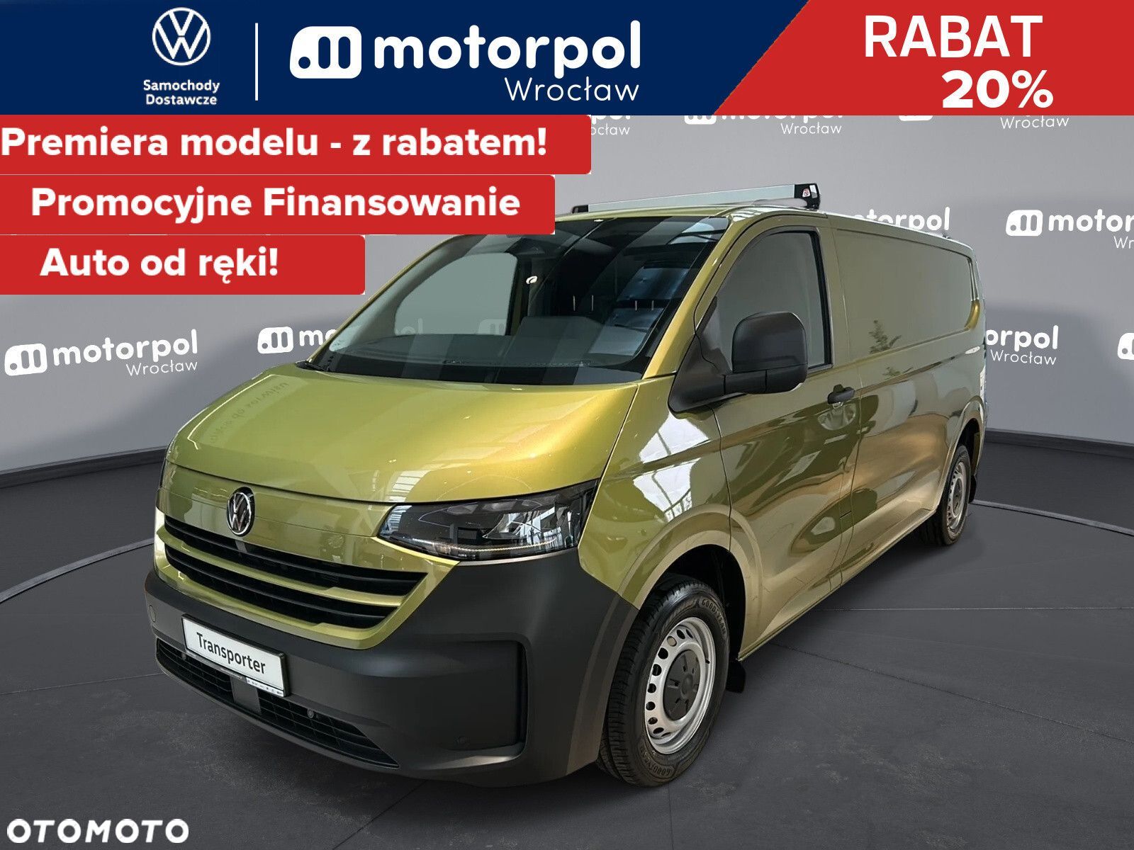Volkswagen Transporter T7 Furgon (L2) AUTOMAT, 2.0 TDI 170KM, r.o. 3500 mm - 1
