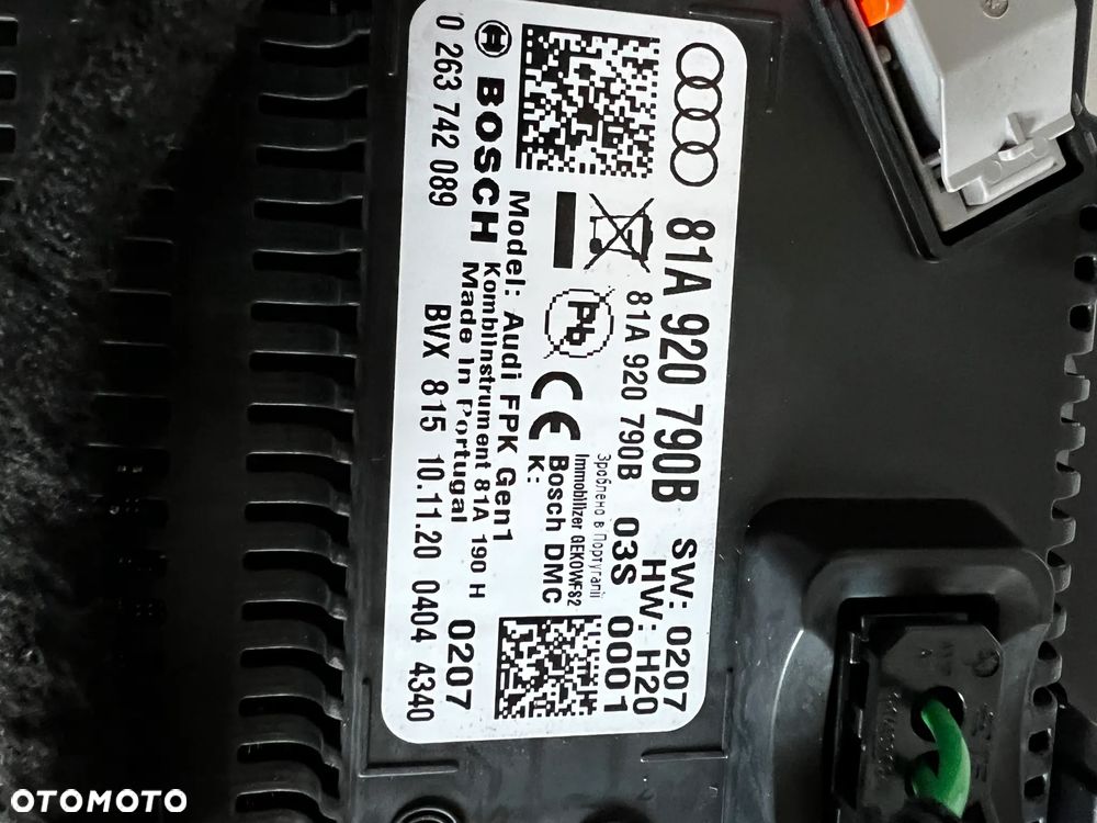 AUDI Q2 LIFT ZEGARY LICZNIK VIRTUAL 81A920790B - 3