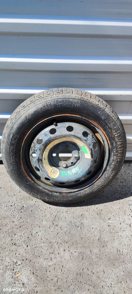 KOŁO DOJAZDOWE ZAPASOWE FELGA STALOWA FIAT PUNTO II - 1