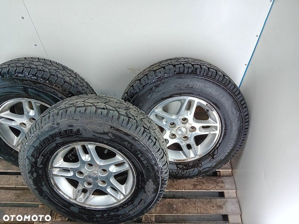 FELGI ALUMINIOWE KOMPLET 16 5x127 ET50,8 Z OPONAMI JEEP GRAND CHEROKEE WJ - 4