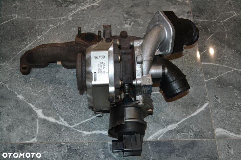VW AUDI SEAT SKODA  1,6 tdi CR TURBOSPRĘŻARKA TURBO 03L253016H KK3 - 2