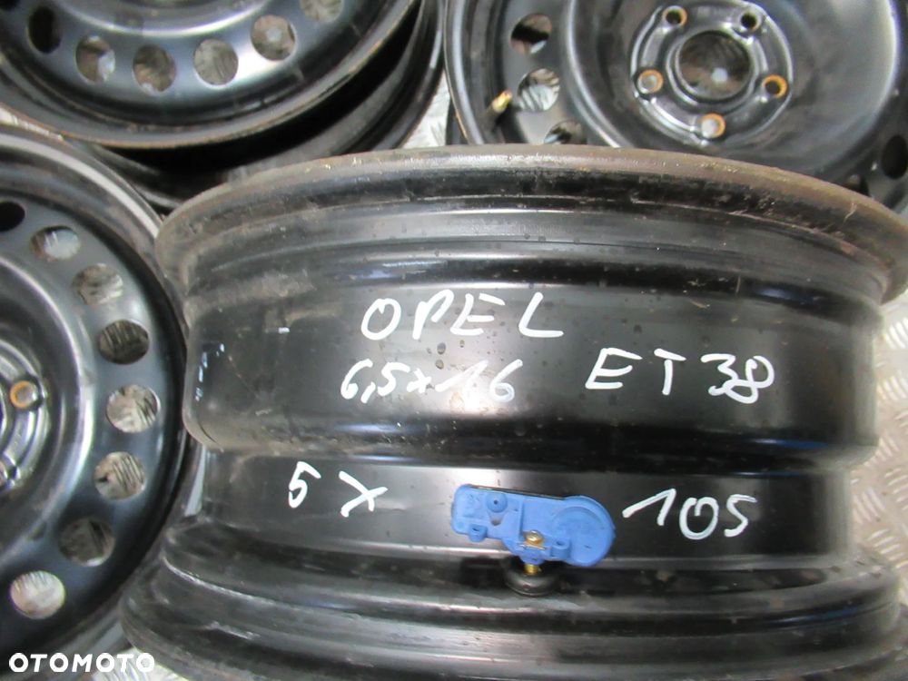 Felgi Opel Astra J K Mokka 6,5Jx16 et38 5x105 CZUJNIKI - 5