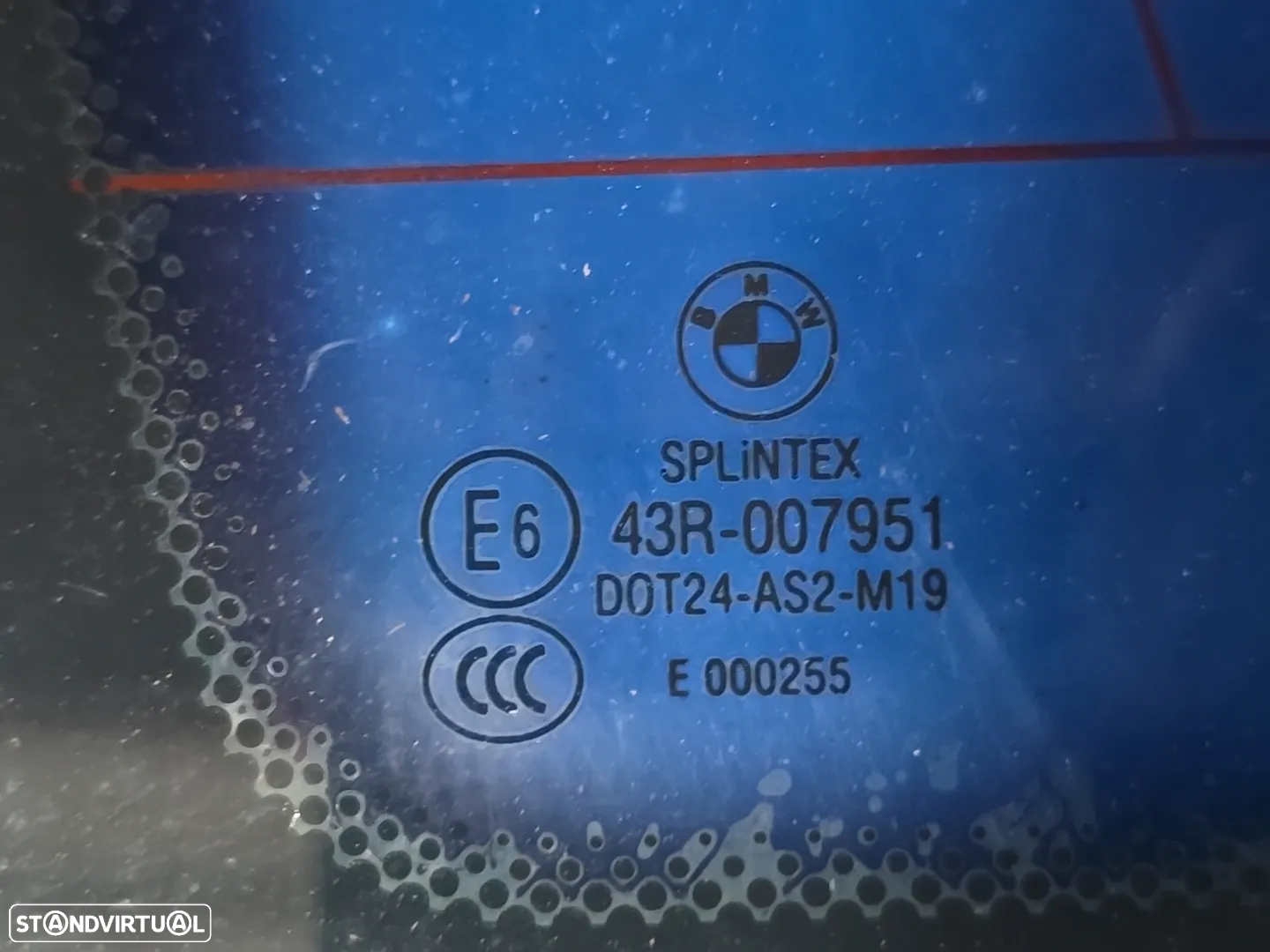 Vidro da painel traseira esquerda vidro laterais para bmw série 5 e61 carrinha 2003- - 4