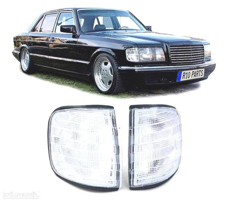 PISCAS FRONTAIS BRANCOS MERCEDES W124 BERLINA COUPÉ - 1