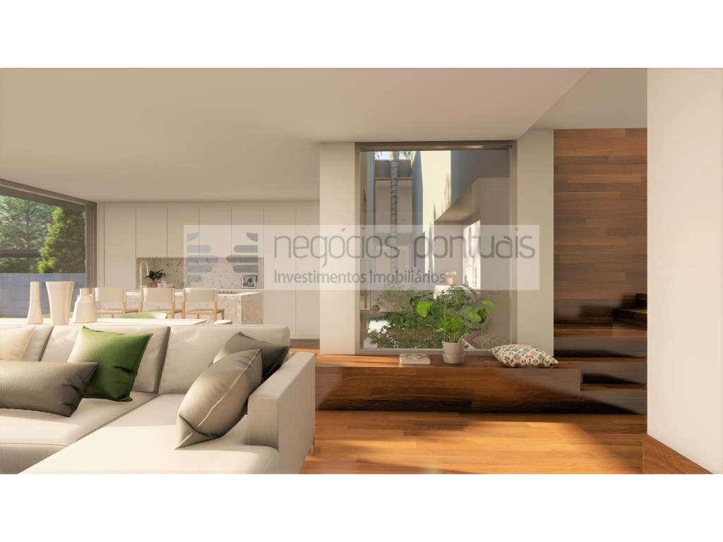 Moradia geminada T3 com piscina em inicio de acabamentos - Grande imagem: 2/11