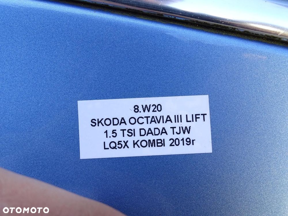 DRZWI LEWY TYŁ LEWE TYLNE LQ5X SKODA OCTAVIA III 5E KOMBI 12-20r - 15