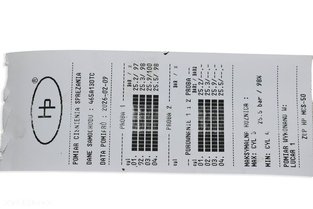 Silnik ASTRA J COMBO CORSA D MERIVA B 1.3 CDTI 95KM A13DTC  KOMPRESJA - 12