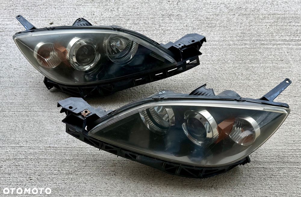 Mazda 3 BK 2003/2008r HB 5-drzwi wzmocnienie czołowe pas przedni belka zderzaka chłodnica wody klimatyzacji wentylator benzyna diesel osłona silnika  Led Diody hatchback lampa tył Lewa lub prawa Led diodowa stan b.ladny posiadam inne części oswietlenie tablicy lampy xenon spryskiwacze halogeny zbiornik grill atrapa spojler - 12