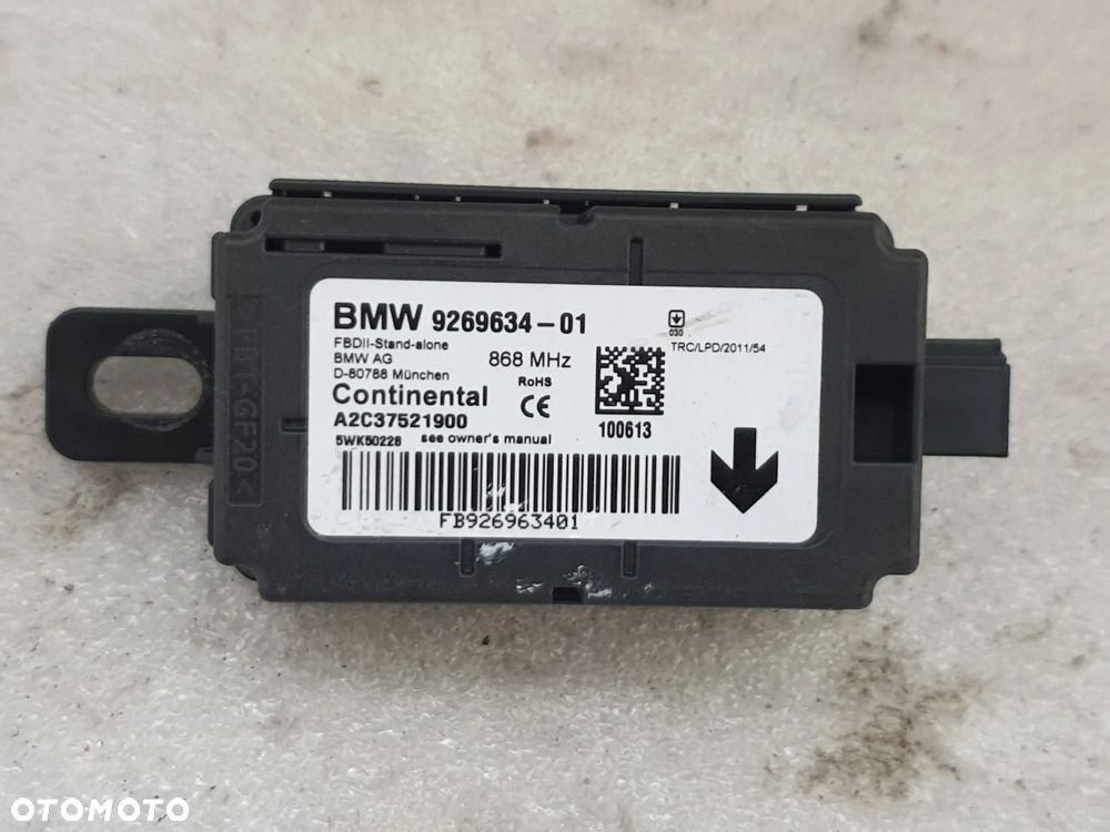 MODUŁ STEROWNIK ALARMU 9269634 BMW F30 F20 F31 - 2