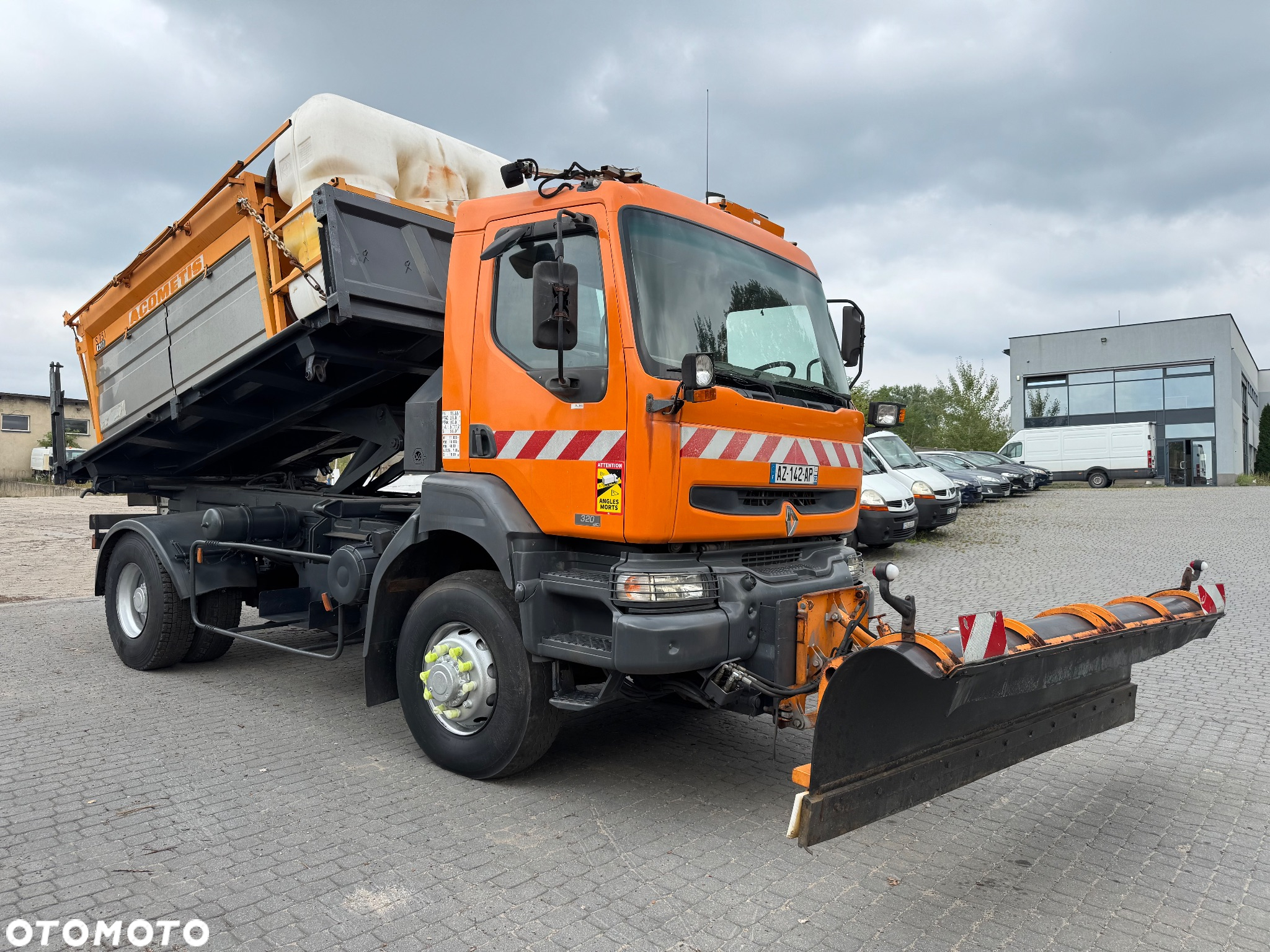 Renault Kerax 4x4 320DCi Wywrotka 3str 2004r. Klima SPECJALNY Solarka ACOMETIS Piaskarka Pług - 3