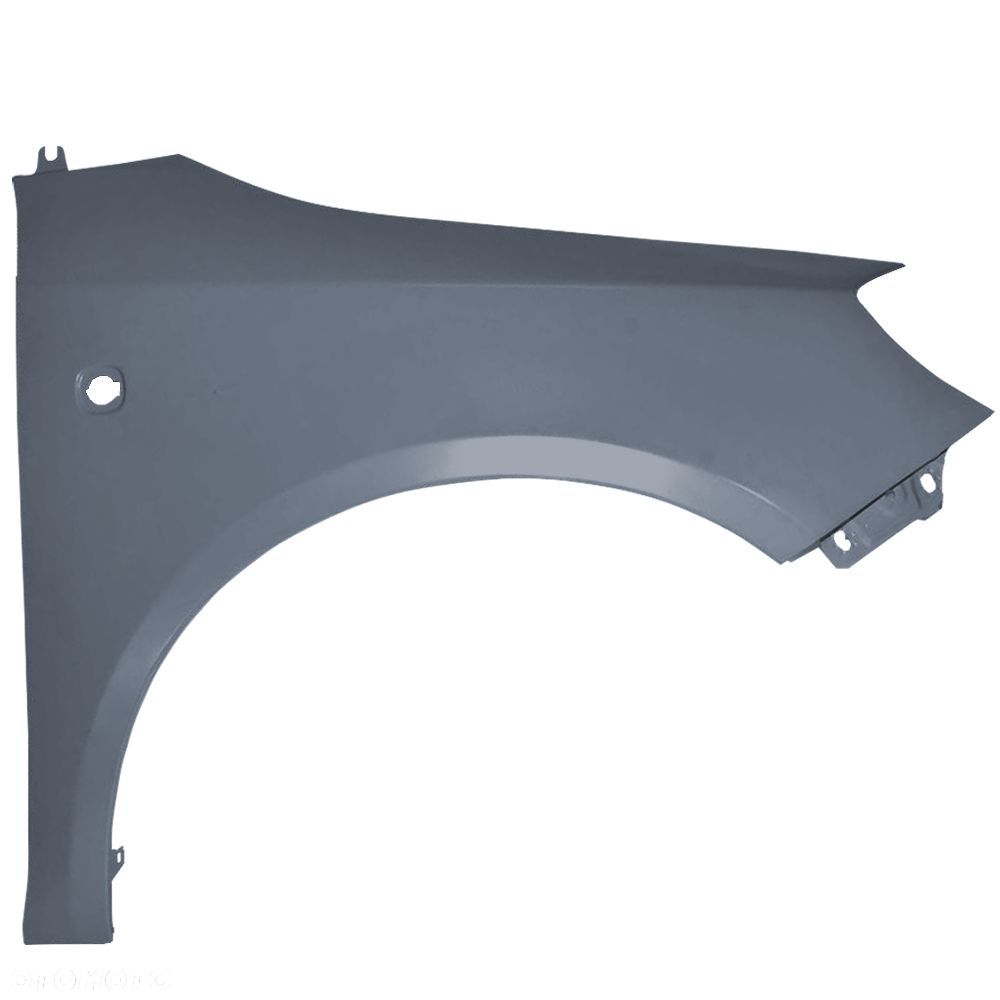 BLU Błotnik SKODA FABIA II 2 5J ROOMSTER LF8J prawy szary 07-15 przód AnthrazitGrau - 2