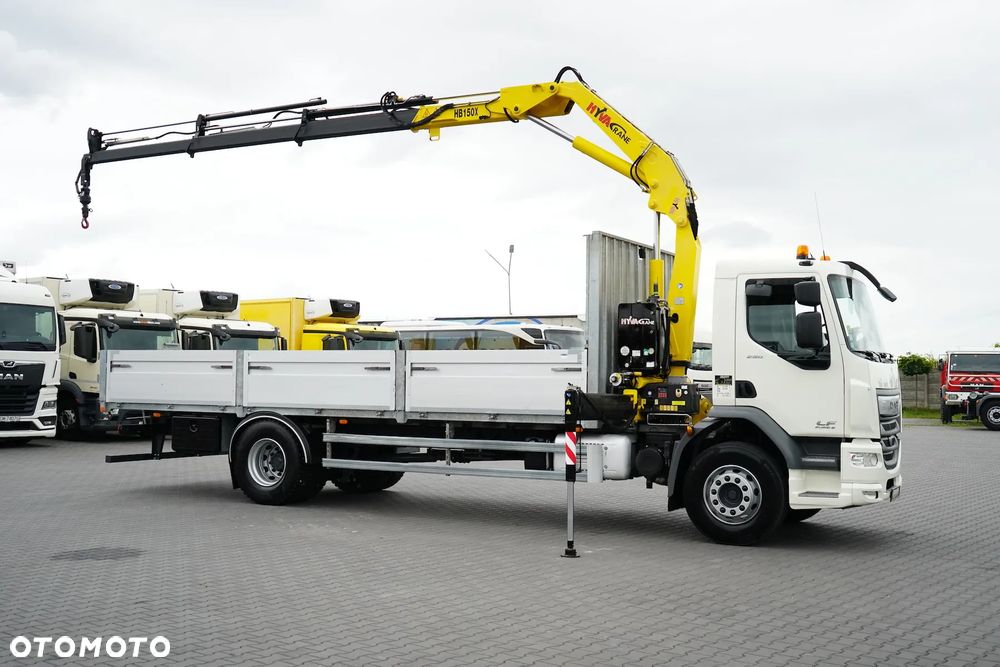 DAF LF / 250 / SKRZYNIOWY + HDS / HYVA HB-150 / PILOT / ROTATOR - 4