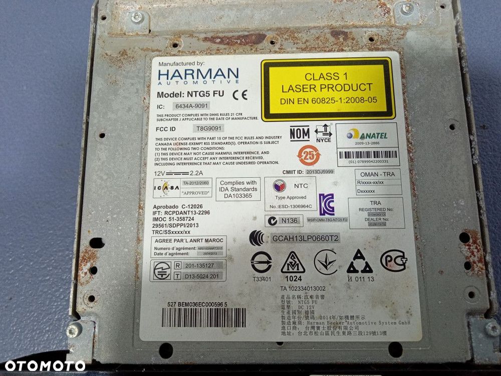 MERCEDES S KLASA W222 TUNER RADIA NAWIGACJI NTG5 A2229006010 - 5