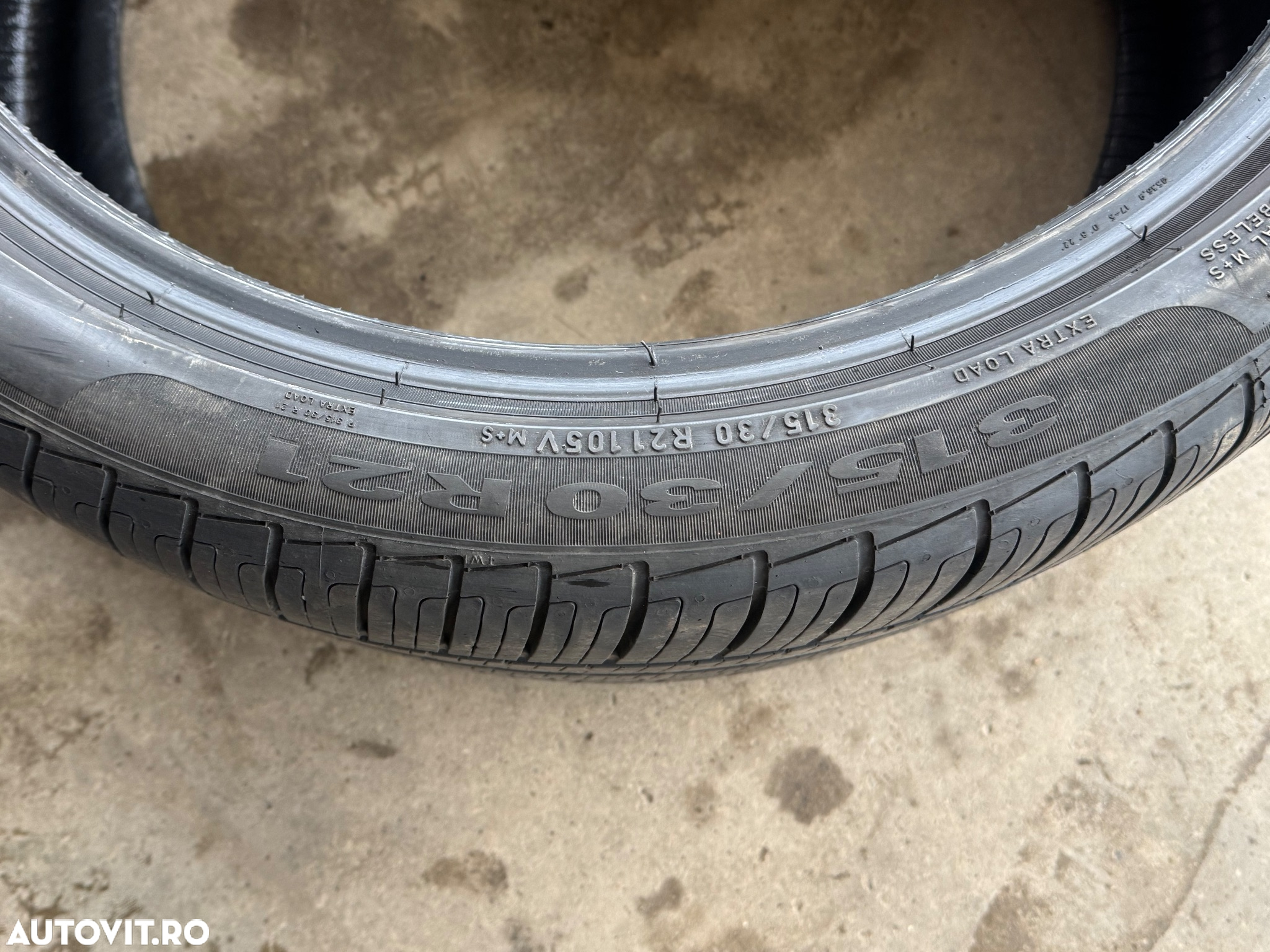 Vând 2 anvelope 315/30/21 Pirelli allseazon ca noi - 4