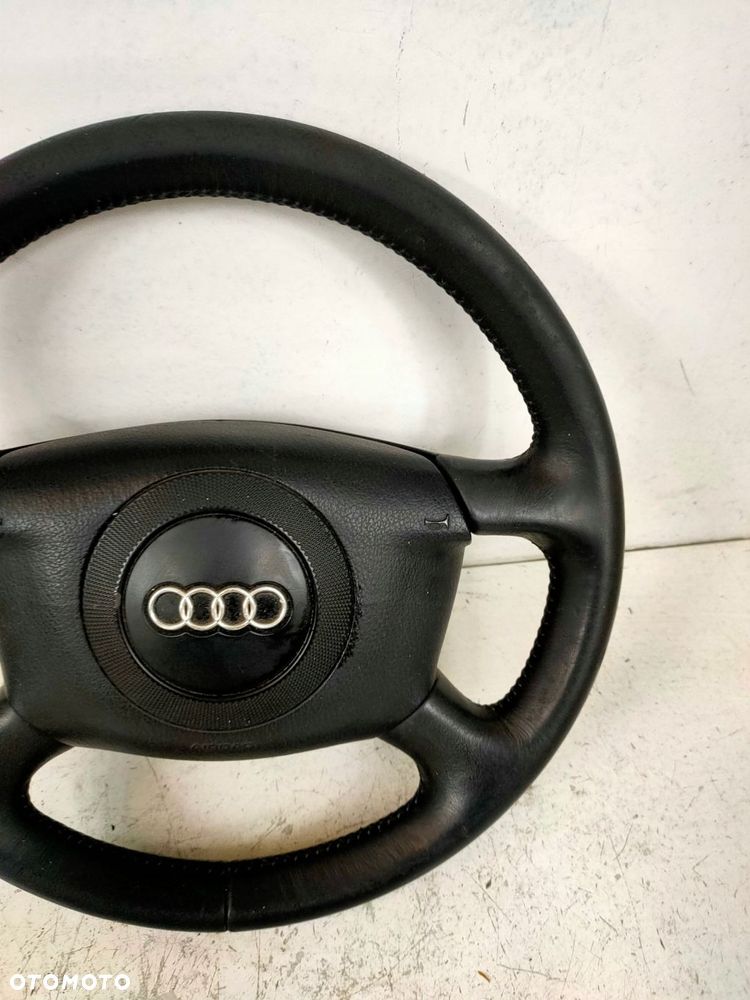 kierownica czteroramienna czarna skóra a4 b5 fl - 8