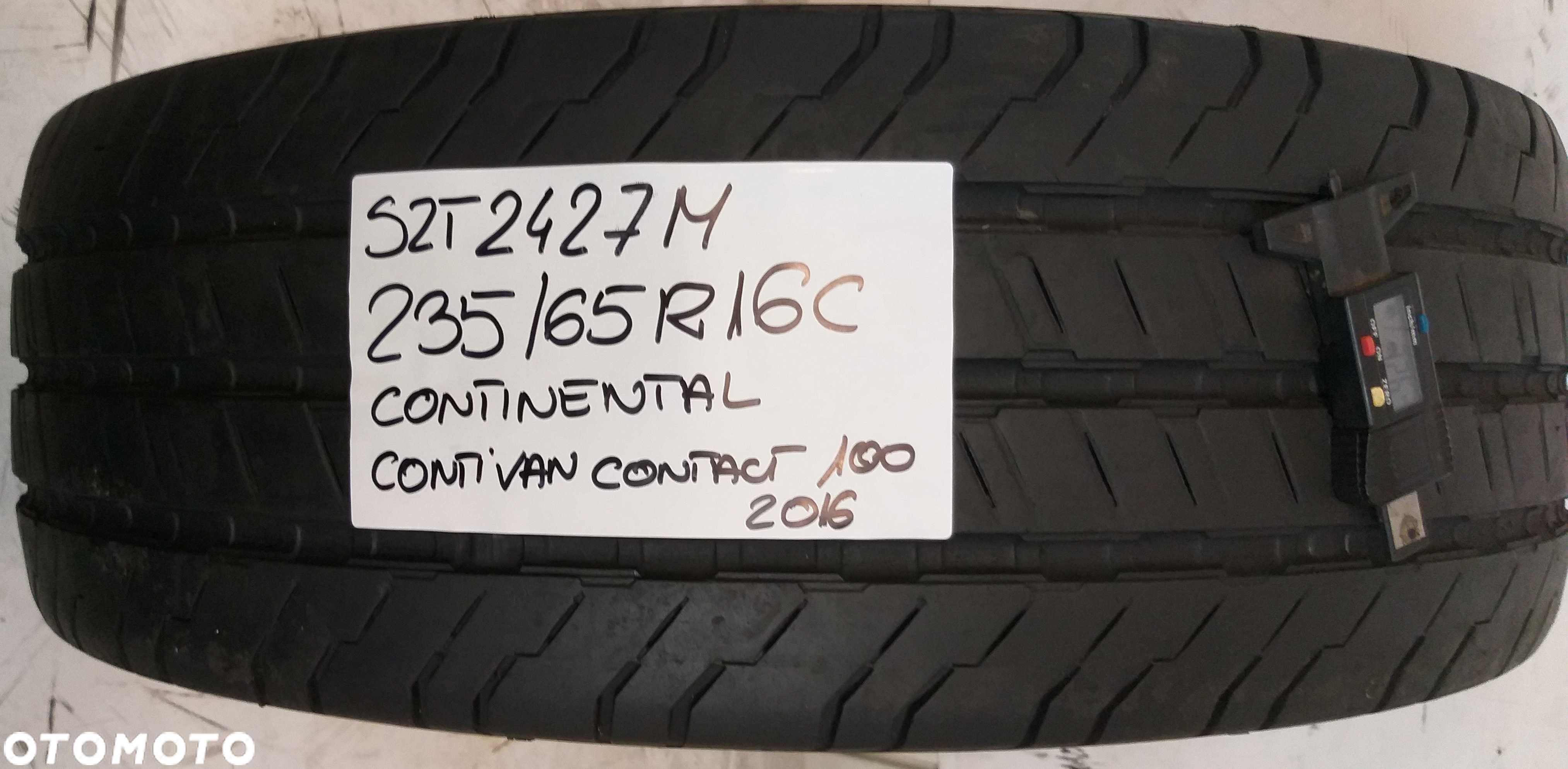 Szt 2427M Sztuka 235/65R16C Continental ContiVanContact100. 2016rok - 1