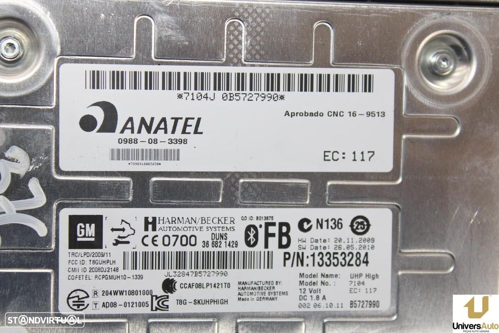 CENTRALINA BLUETOOTH OPEL ASTRA J GTC 2012 -366821429 - 4