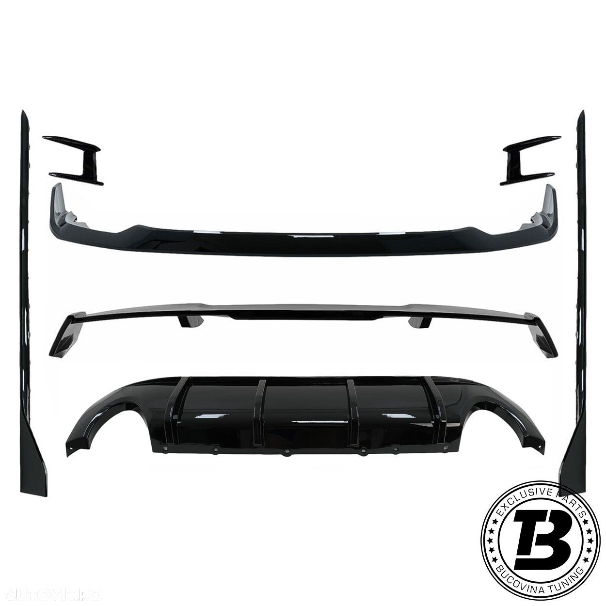 Pachet Exterior Aero compatibil cu BMW Seria 1 F40 M Sport - 1