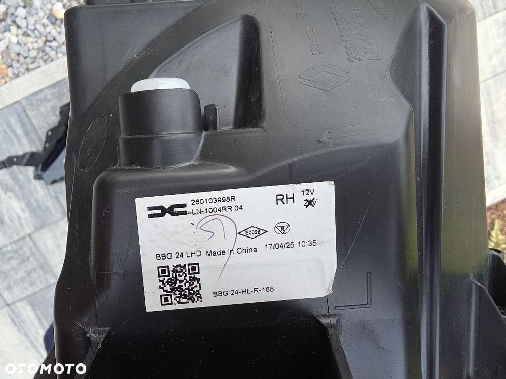 DACIA SPRING LIFT Prawa Zwykła HB3 Soczewka DRL Led 260103998R 266007890R - 14
