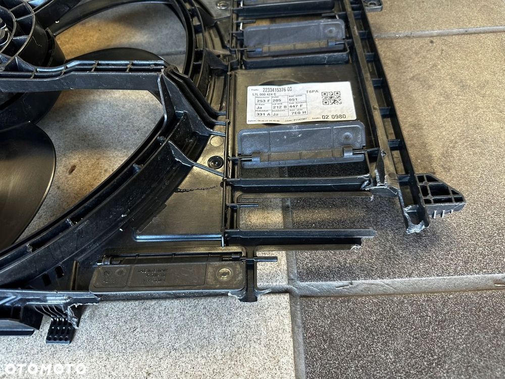 WENTYLATOR 600W VW TRANSPORTER CARAVELLE T6 7LA121205 7LA959455 - 10