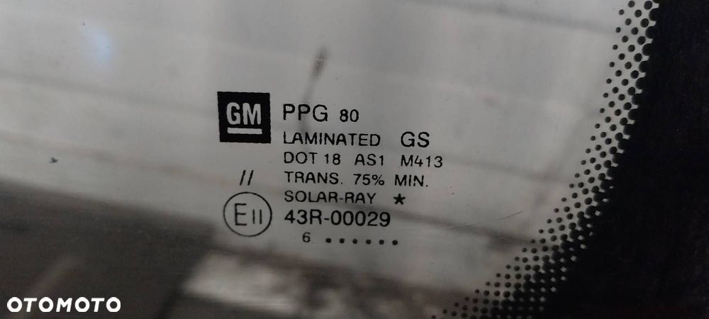 SZYBA CZOŁOWA PRZEDNIA OPEL MERIVA A MAZOWSZE - 2