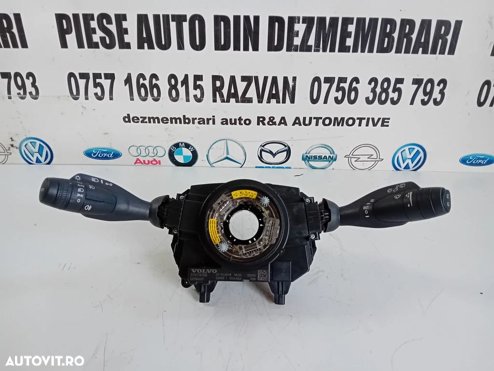 Ansamblu Spira Volan Airbag Maneta Volvo S90 V90 AN 2016-2020 Cod 31674098 - 2