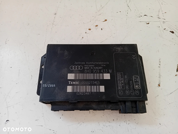 MODUŁ KOMFORTU AUDI A4 B6 CABRIO 8H0959433M