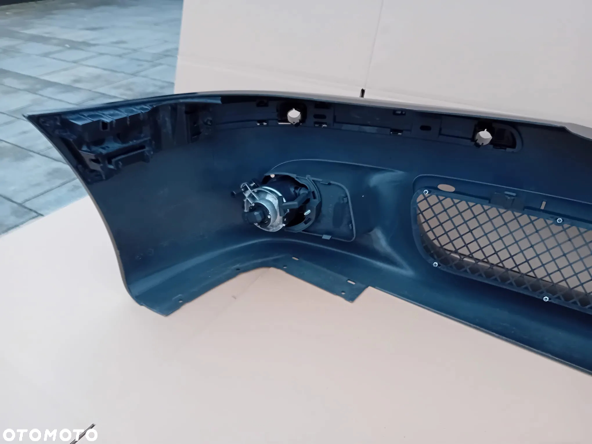 ZDERZAK BMW E39 M PAKIET BLACKSAPPHIRE SPRYSKI PDC PRZEDNI PRZÓD ORYGINALNY WYSYŁKA BDB - 8