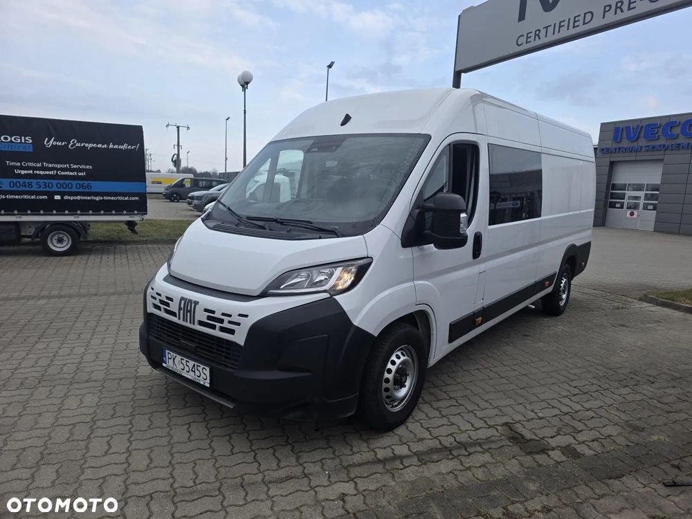 Fiat Ducato L4H2 brygadówka - doka - 7 osób - drzwi 270st - FV23% - leasing - Gwarancja! - 4