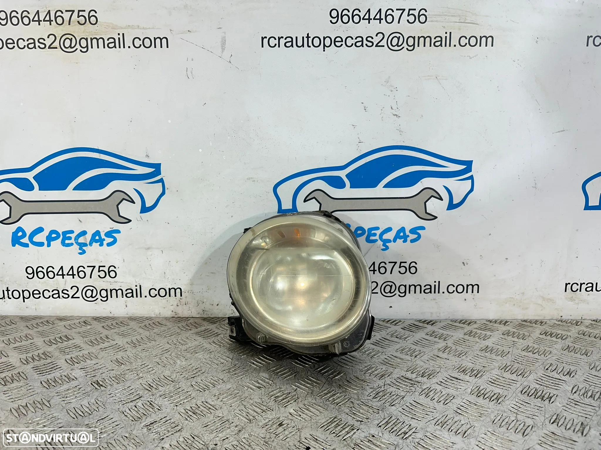 .Conjuntos Oticas Farois Frente Frontal Esquerda Direita Originais Fiat 500 312 2007 - Presente - 10