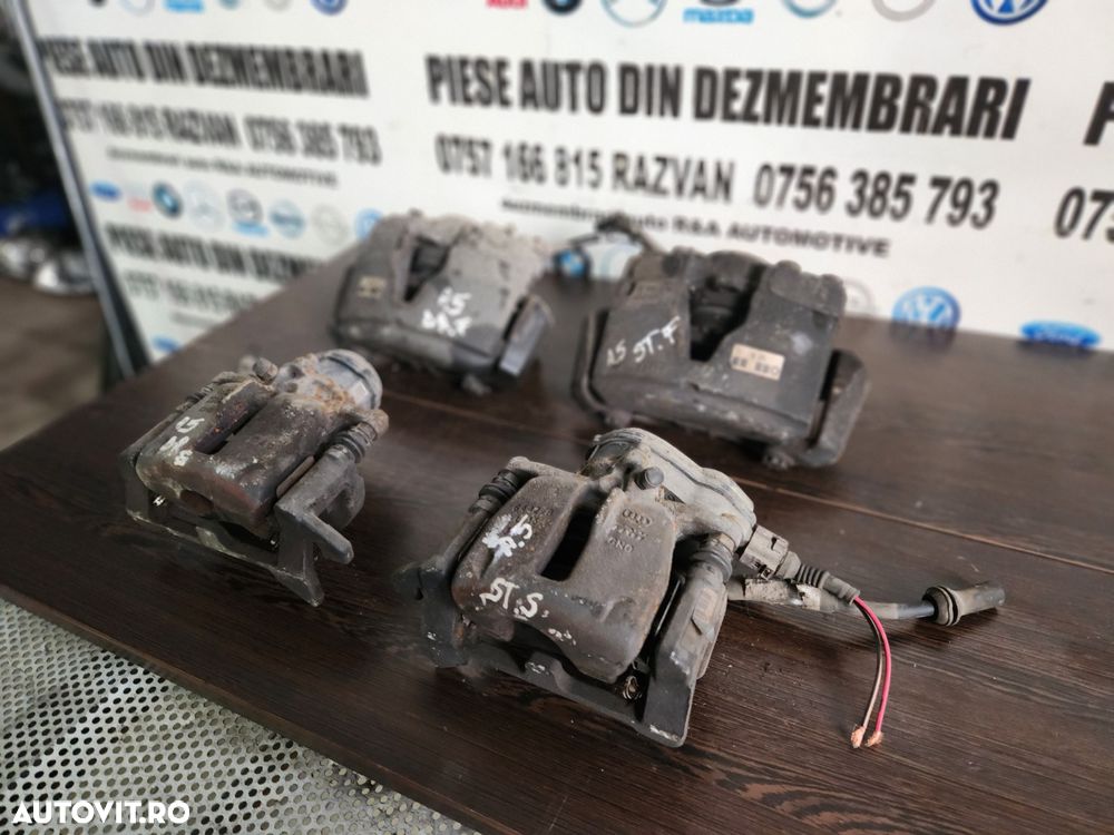 Etrieri Etrier Stanga Dreapta Fata Spate Electrici Audi A5 8T An 2007-2008-2009-2010-2011-2012-2013-2014-2015-2016 2.7 3.0 Tdi Dezmembrez Audi A5 8T 2.7 Tdi Euro 5 Motor CGKA Cutie Automata MMW Bixenon Volan Stanga - Dezmembrari Arad - 3