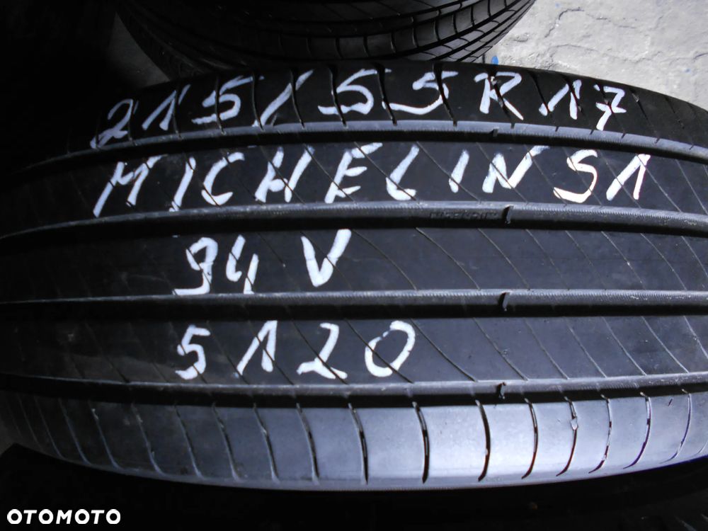 OPONY 215/55R17 MICHELIN PRIMACY 4 S1 DOT 5120 7MM - 2